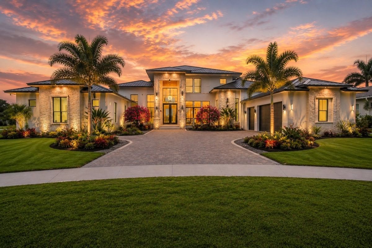 Front Yard after professional landscape design by Sol & Arbor