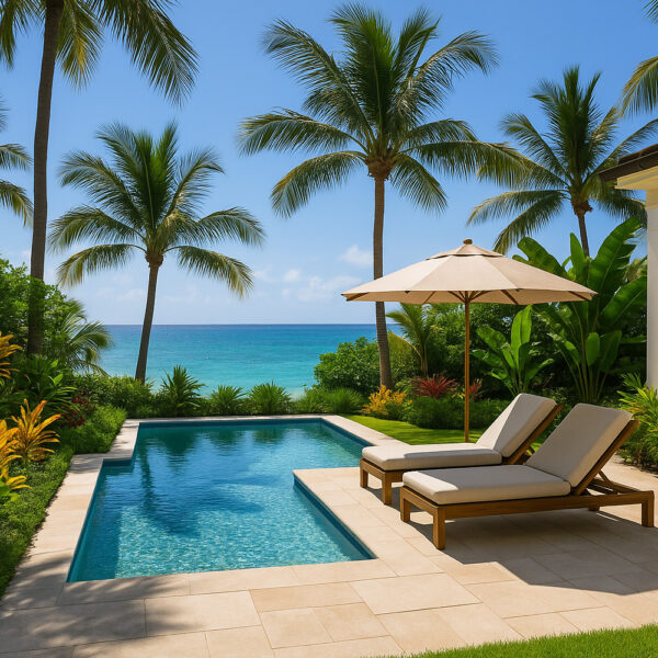 Tropical Coastal Backyard Design | Sol and Arbor
